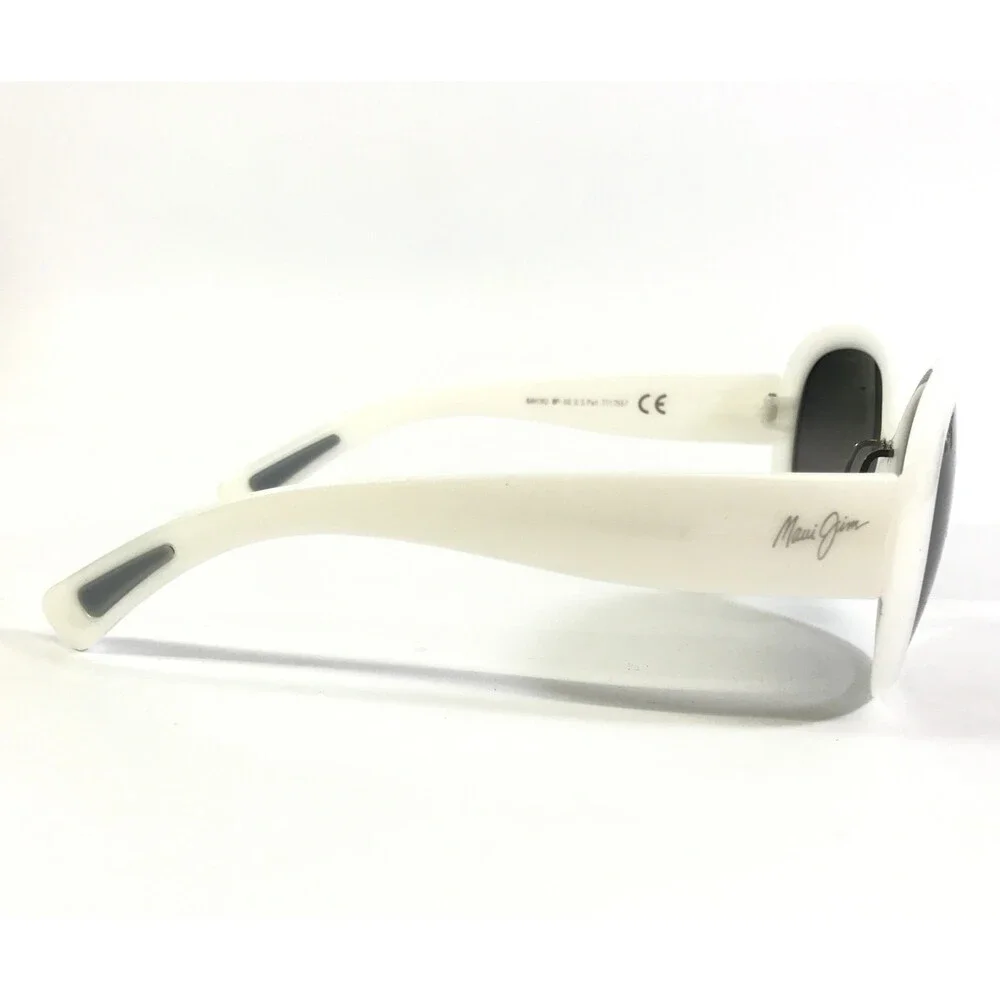 Maui Jim Sunglasses Frames NAHIKU MJ436-05 White Pearl w/ Neutral Gray Lenses